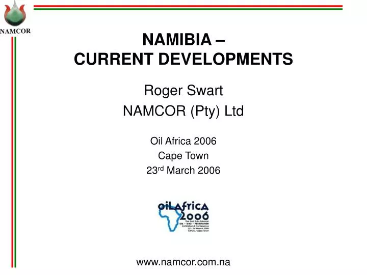 namibia current developments