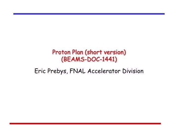 proton plan short version beams doc 1441