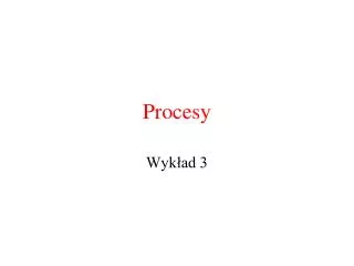 procesy