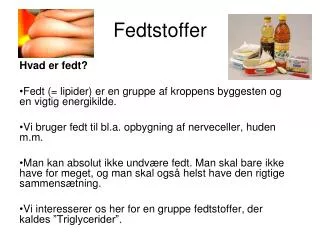 fedtstoffer