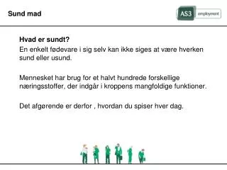 sund mad