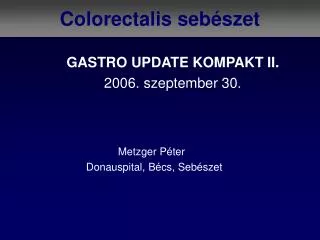 colorectalis seb szet