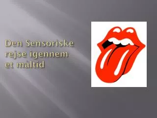den sensoriske rejse igennem et m ltid