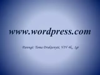 www wordpress com