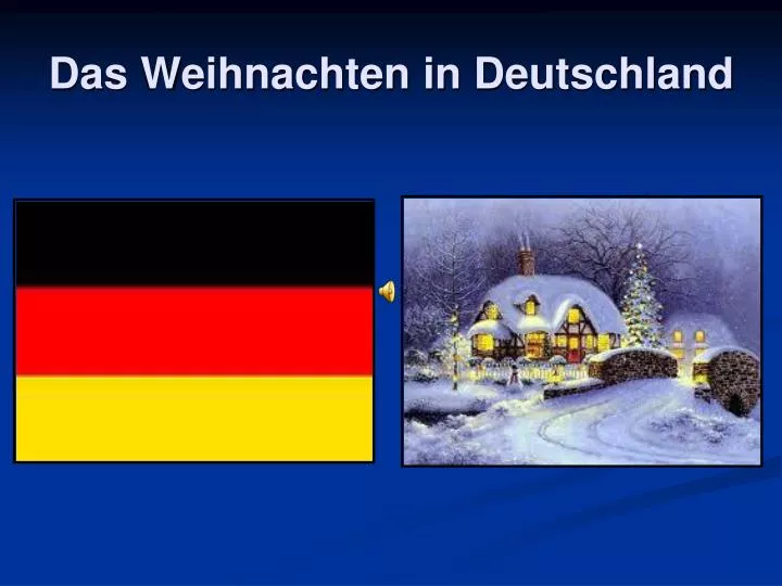 das weihnachten in deutschland