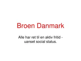 broen danmark