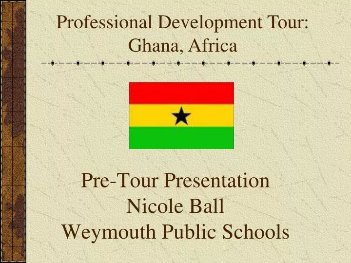 pre tour presentation nicole ball weymouth public schools