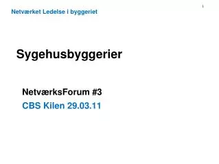 sygehusbyggerier
