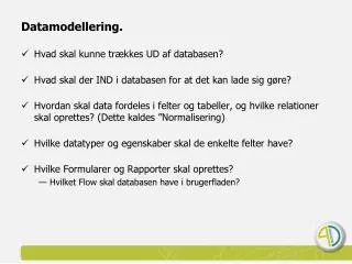 datamodellering