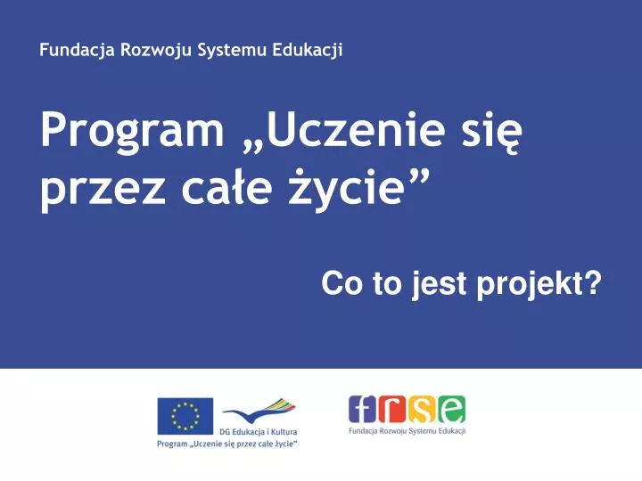 co to jest projekt