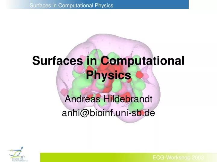 surfaces in computational physics