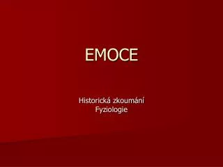 emoce