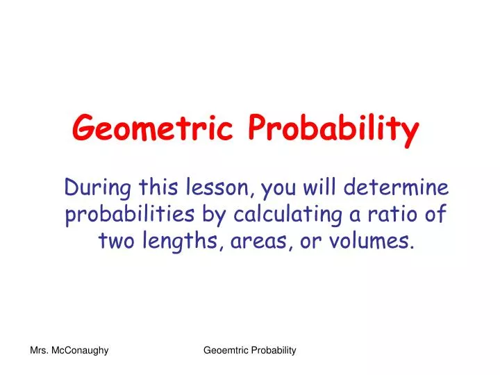 geometric probability