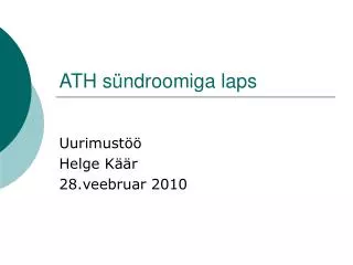 ath s ndroomiga laps
