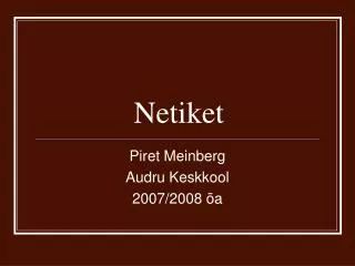 netiket