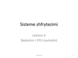 sisteme shfrytezimi