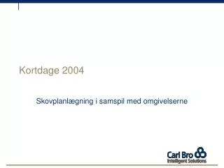 kortdage 2004