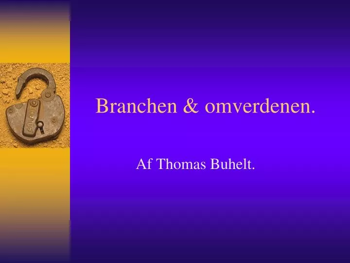 branchen omverdenen