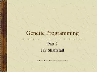 Genetic Programming