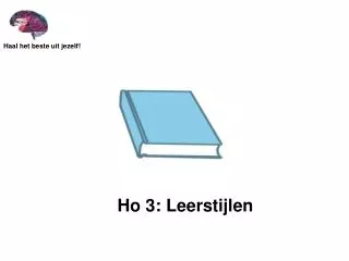 ho 3 leerstijlen