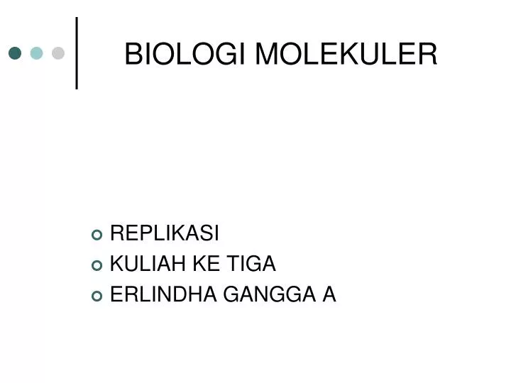 biologi molekuler