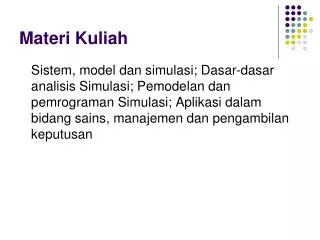 materi kuliah