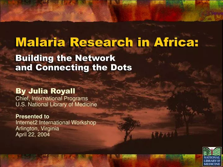 malaria research in africa