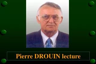 Pierre DROUIN lecture