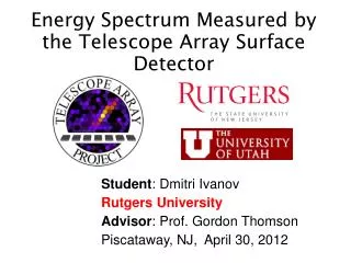 Energy Spectrum Measured by the Telescope Array Surface Detector