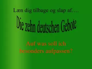 l n dig tilbage og slap af