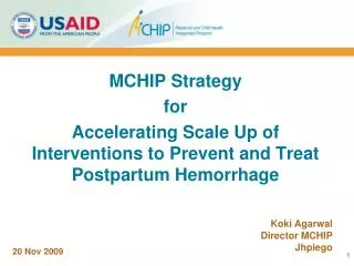 MCHIP Strategy for