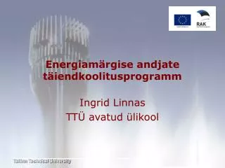 energiam rgise andjate t iendkoolitusprogramm