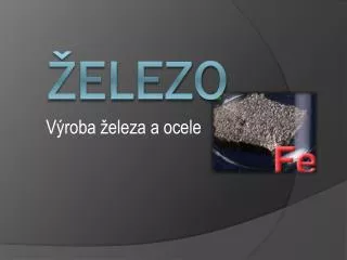 v roba eleza a ocele