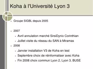 koha l universit lyon 3