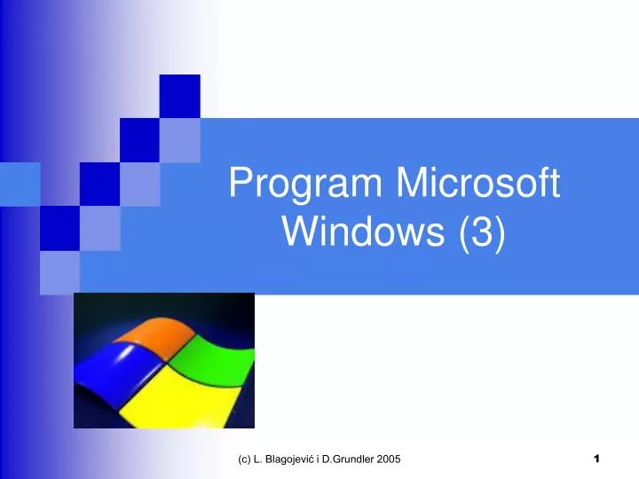 program microsoft windows 3