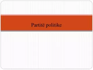 partit politike