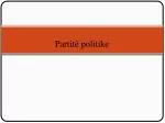 Partitë politike - slide 1