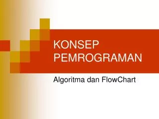 konsep pemrograman