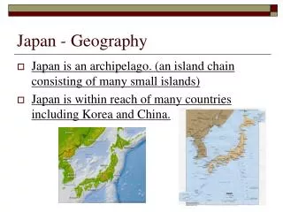 Japan - Geography