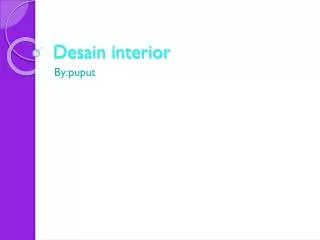 desain interior