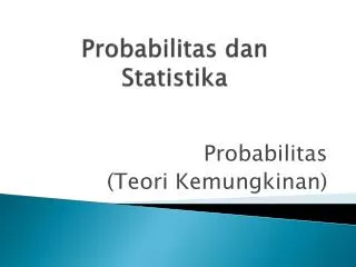 PPT - STATISTIKA DAN PELUANG PowerPoint Presentation, Free Download ...