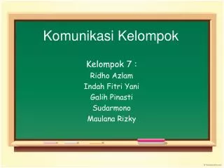 komunikasi kelompok