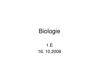 biologie
