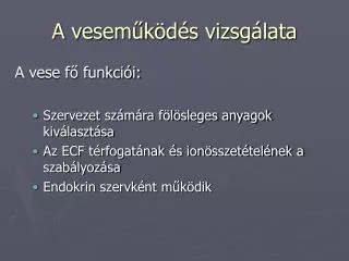 a vesem k d s vizsg lata