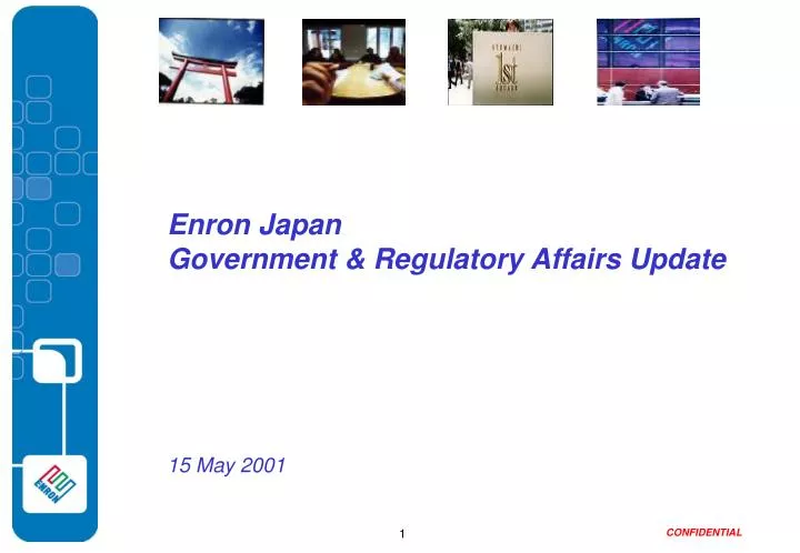 enron japan government regulatory affairs update 15 may 2001