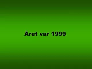 ret var 1999