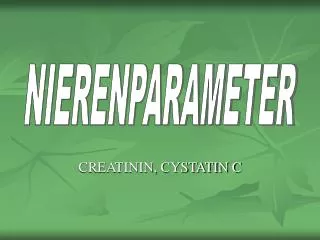 creatinin cystatin c