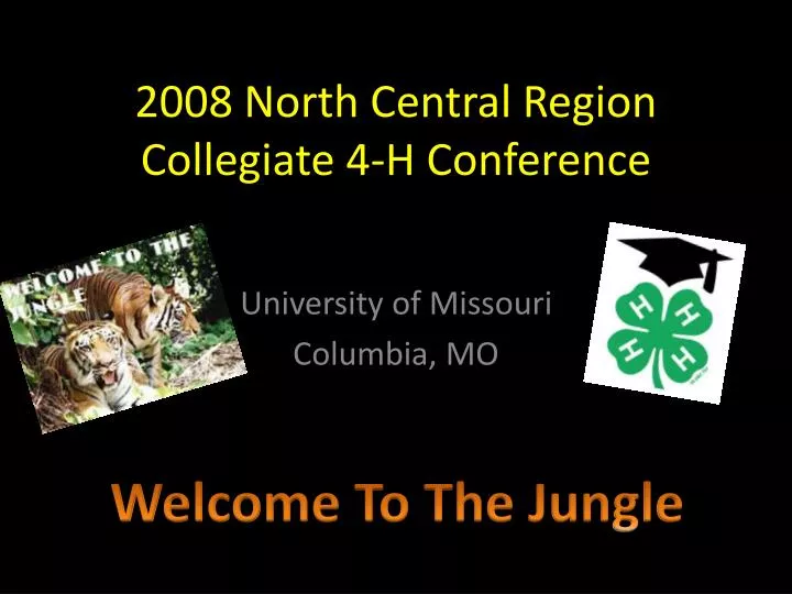 2008 north central region collegiate 4 h conference