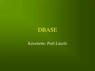 dbase