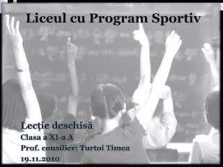 liceul cu program sportiv